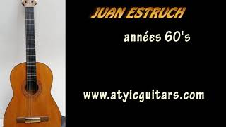 JUAN ESTRUCH  classic from the 60s  tested by Atypicguitars [upl. by Darnall888]