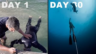 I tried FREEDIVING with No Experience  Part 1 [upl. by Lleunamme]