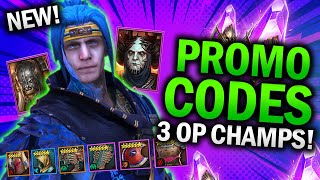 BEST Promocodes for 3 OP CHAMPS  2x EPICS and NINJA Start July 2024  Raid Shadow Legends Guide [upl. by Llennahs117]