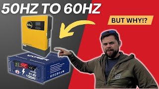 Easy Fix EG4 3000 EHV48 Inverter 50hz to 60hz [upl. by Ellinet406]