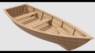 Autodesk Inventor  Part I  Design of a small Boat [upl. by Aylward]