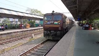 00240 Maharaja Express Hauling By TKD quotRani Durgavatiquot WDP4D [upl. by Koziara]