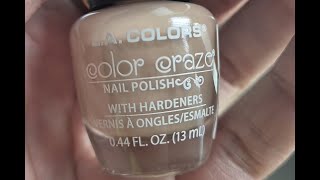 LA Colors Nail Paint  Color Craze  Fall Nails shorts [upl. by Latimer62]