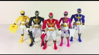 Review Power Rangers Megaforce Action Figures [upl. by Nairod]