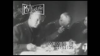 1944 General Eisenhower Strategizes with General Patton in France [upl. by Aek]