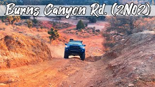 Burns Canyon Rd 2N02 to Big Bear  2WD Tacoma Adventure  Trail Review [upl. by Enilrad]