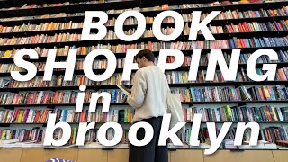 book shopping in brooklyn and book haul [upl. by Thatcher]