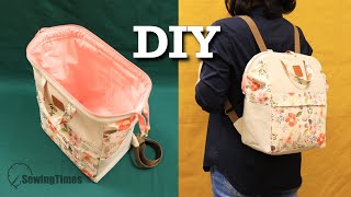 Ultimate Diaper Backpack DIY  Spacious amp Organized 🚩 Step by Step Sewing Tutorial [upl. by Edivad]