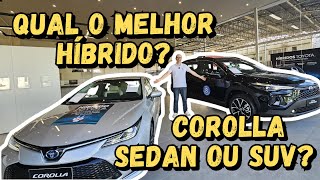 Qual o Melhor Corolla SEDAN ou SUV [upl. by Loring]