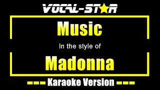 Music Karaoke  Madonna Karaoke Version [upl. by Rachele]