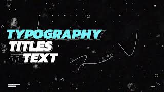 Abstract Titles  After Effects Template [upl. by Fillender]