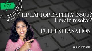 Are you facing different types of HP laptop battery issue SOLUTIONS amp BATTERY CALIBRATION [upl. by Alolomo]