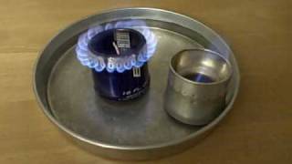 white box alcohol stove vs Cobalt stove [upl. by Yenatirb766]