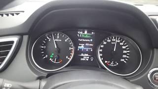 Nissan Qashaqi 16 dCi  consumption on 130 kmh [upl. by Bunni888]