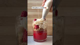 This strawberry candle is so cute🍓😍 viralshort shorts viralvideo [upl. by Lebiram]