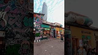 厦门涂鸦墙最多的地方，沙坡尾艺术西区The most graffiti wall in Xiamen Shapowei Art West District china travel [upl. by Herold150]