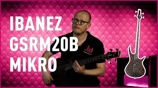 Ibanez GSRM20B miKro Basgitaar Review  Bax Music [upl. by Arezzini]