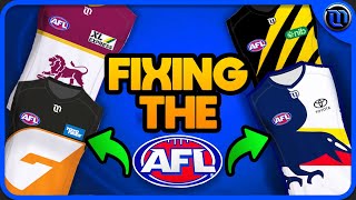 20 Changes I Would Make to AFL Guernseys [upl. by Nnylimaj304]