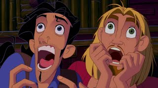 Road To El Dorado movie2000 Miguel and Tulio Find the City Of Gold El Dorado Scene [upl. by Ilka651]