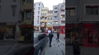 Beyoğlu İstiklal Caddesi HÜSEYİN AĞA CAMİ ve NAZIM HİKMET [upl. by Bertina]