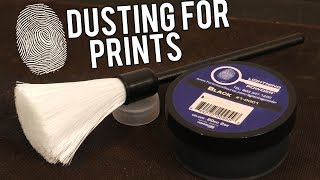 How to Lift Fingerprints Dusting For Prints [upl. by Mascia]