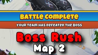 Boss Rush 116 Pops  Minimum Monkey Knowledge  Map 2  BTD6 Tutorial [upl. by Eivod]