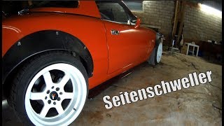 Seitenschweller einbau  Mazda MX5 [upl. by Atthia]