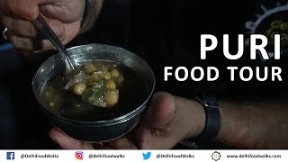 Puri Street Food Tour I Odisha Food Walks I Indian Street Food [upl. by Nnylimaj637]