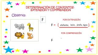 Determinación de conjuntos extensión y comprensión [upl. by Cinda490]