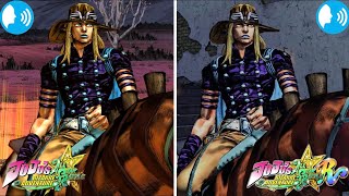 Gyro Zeppelis Old Voice VS New Voice ComparisonJoJos Bizarre Adventure All Star Battle R [upl. by Lemieux]