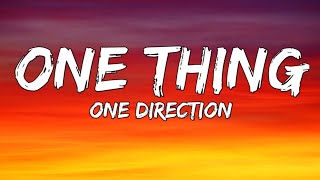 One Direction  One Thing Lyrics [upl. by Molton]