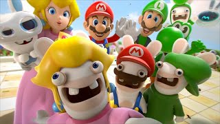 Mario  Rabbids Kingdom Battle THE MOVIE All Cutscenes HD [upl. by Jamesy520]