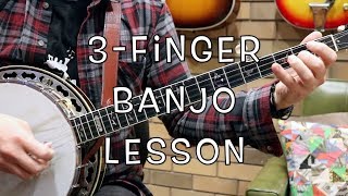 Lord Inchiquin OCarolan 3Finger Banjo Lesson [upl. by Rolecnahc]