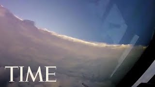 See What Its Like To Fly Inside Hurricane Irma Category 5 Storm Makes Landfall In Caribbean  TIME [upl. by Dirtsa]