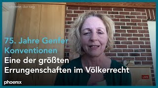 Prof Angelika Nußberger Rechtswissenschaftlerin zum 75 Jahrestag der Genfer Konventionen [upl. by Imerej715]