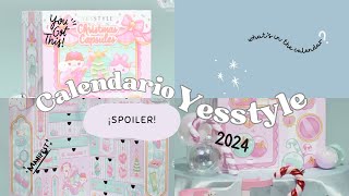 SPOILER MÁXIMO CALENDARIO ADVIENTO YESSTYLE 2024 Preventa 8 de Octubre [upl. by Uolyram]