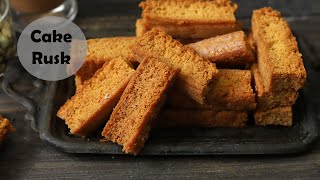 Indian Cake Rusk Recipe  Bakery Style Rusk [upl. by Eelyak983]