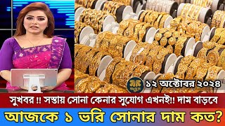 আজকের সোনার দাম কত বাংলাদেশ today gold price in Bangladesh 2024  gold price  gold market  BAJUS [upl. by Pournaras]