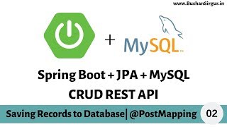 Spring boot  JPA  MySQL  Save records to database  PostMapping [upl. by Nnaid]