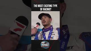 🙌 Larson knows which type of racing is most exciting USAC [upl. by Nimesay]