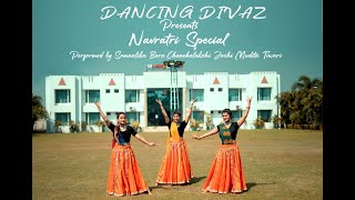 Dholida X Chogada Tara X Nagad sang Dhol  Best Garba Dance Performance  ft Dancing Divaz [upl. by Agueda]