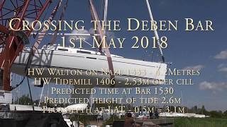 Crossing the Deben Bar  2018 Part 1 [upl. by Sukey]