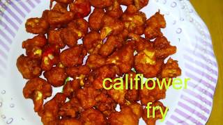 Califlower fry recipe in Tamilcaliflower 65 in Tamil [upl. by Nicram]