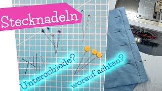 Stecknadeln  welche gibt es wofür Wie unterscheiden sich teure von billigen  nähen  mommymade [upl. by Yartnoed]