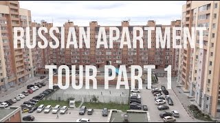 Russian Apartment Tour in Novosibirsk Part 1 [upl. by Pompea]