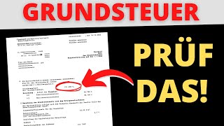 Grundsteuerbescheid prüfen und Grundsteuer berechnen  einfach erklärt [upl. by Kalle173]