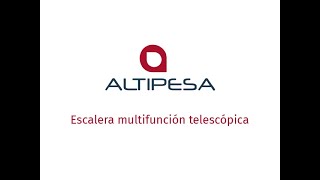 Escalera multifunción telescópica  ALTIPESA [upl. by Birdella]