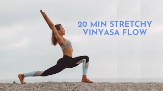 20 Min Strong  Stretchy Vinyasa Flow [upl. by Siravat72]