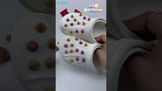 Crocs Spike jibbitz Diy by 3D printing sunlu 3dprinted 3dprinting crocs diy [upl. by Monro592]