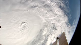 Hurricane Milton spotted from International Space Station [upl. by Sucramal]